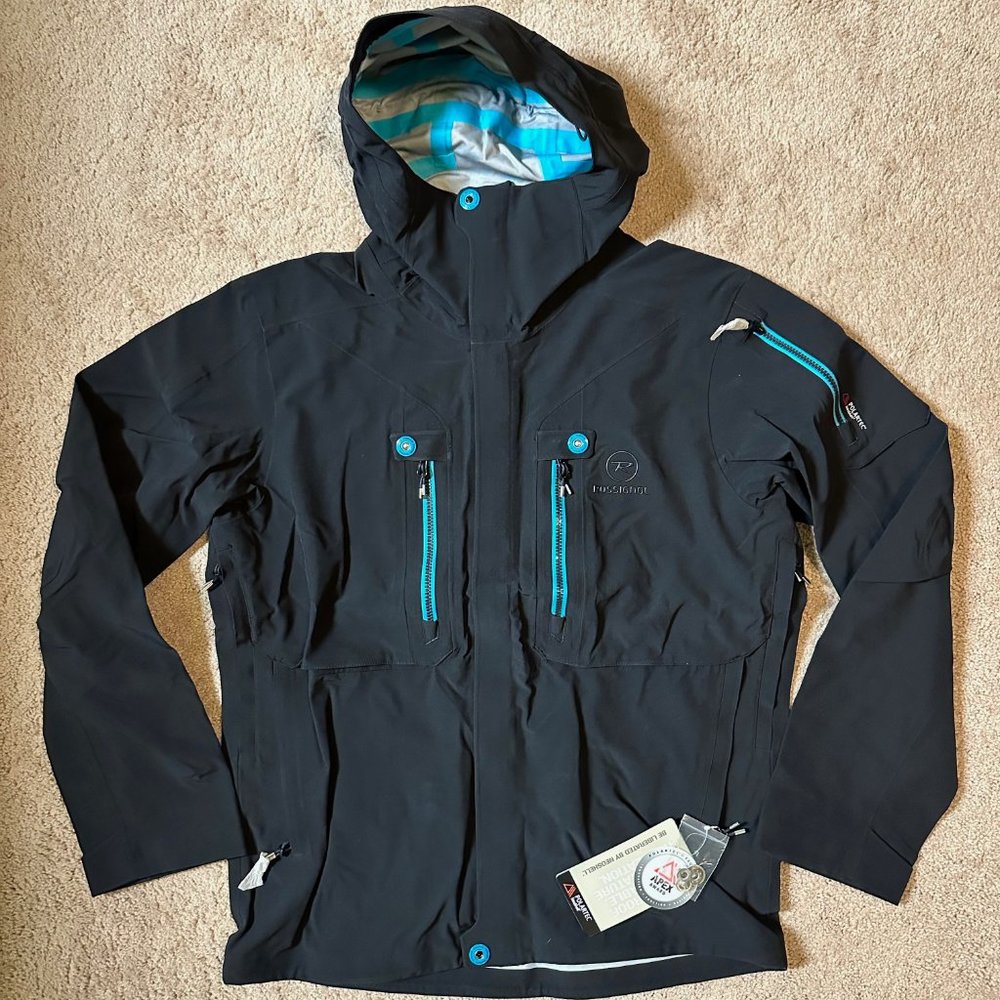 Rossignol Men's Phantom Neo Ski Jacket, Black Polartec NeoShell size Medium NEW